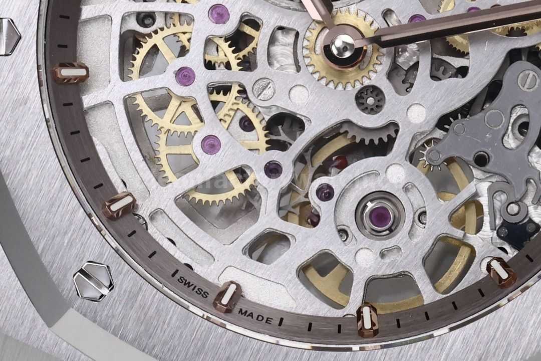 ZF Factory Audemars Piguet Royal Oak Jumbo16204BC.OO.1240BC.01 White Gold Skeletonized Dial (7)