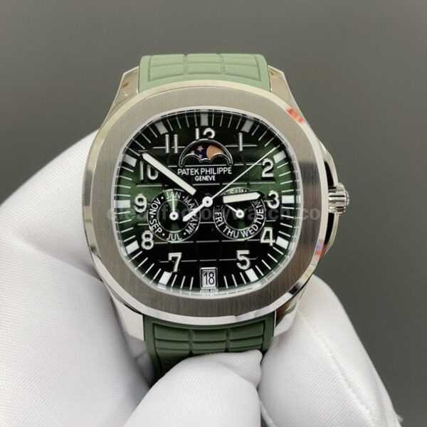 3K Factory Patek Philippe Aquanaut 5261 40mm Green Rubber Strap Green Dial