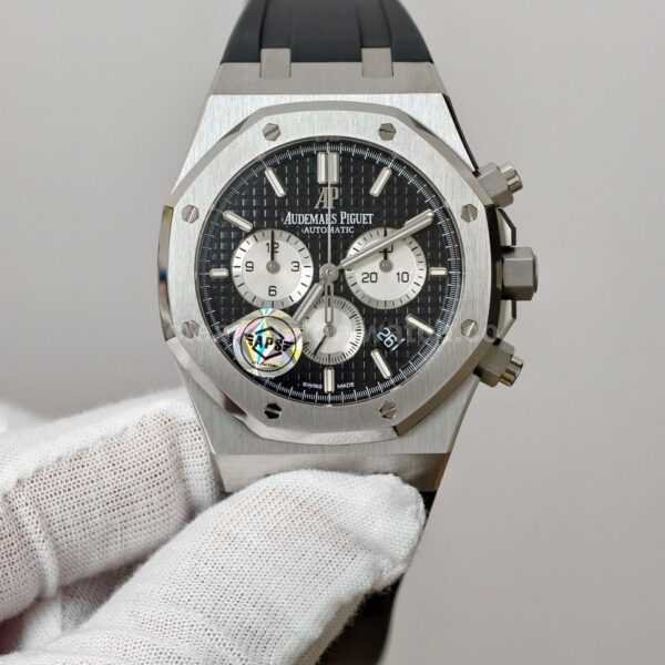 APS Factory Audemars Piguet Royal Oak Chronograph 26331ST.OO.1220ST.02 41mm Rubber Strap Black Dial