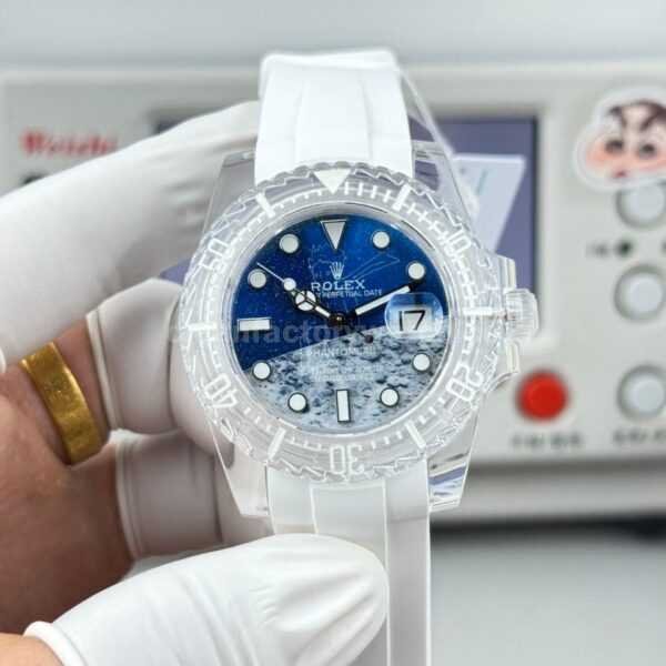 ER Factory Rolex Submariner Phantom Lab 116610 40mm Frosted polycarbonate PMMA Lunar landscape Dial