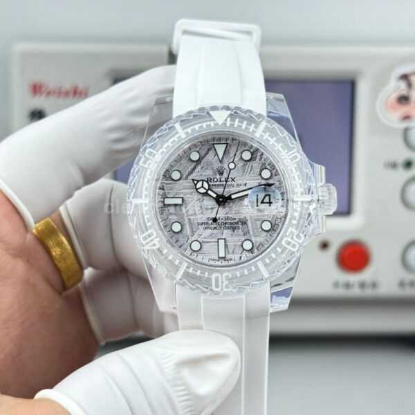 ER Factory Rolex Submariner Phantom Lab 116610 40mm Frosted polycarbonate PMMA Meteorite Grey Dial