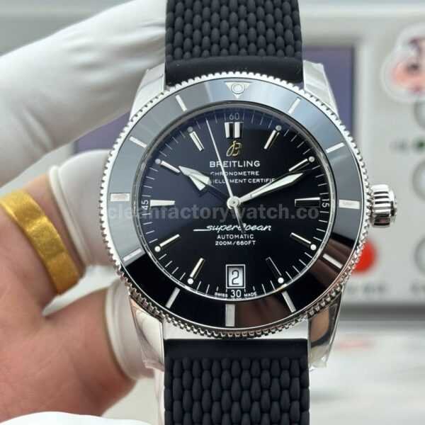GF Factory Breitling Superocean Heritage B20 AB2010121B1A1 42mm Steel Rubber Strap Black Dial