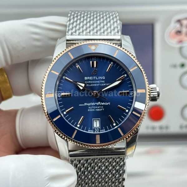 GF Factory Breitling Superocean Heritage B20 UB2010161C1A1 42mm Gold/Steel Blue Dial