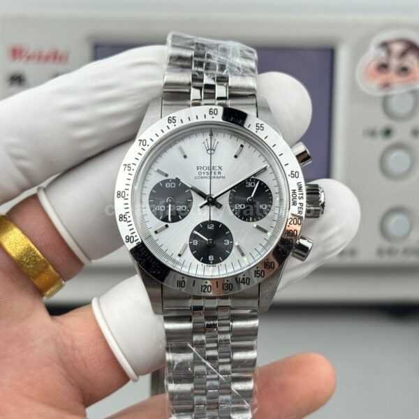 SN Factory Rolex Daytona Vintage 6265 37mm Full Steel White Dial