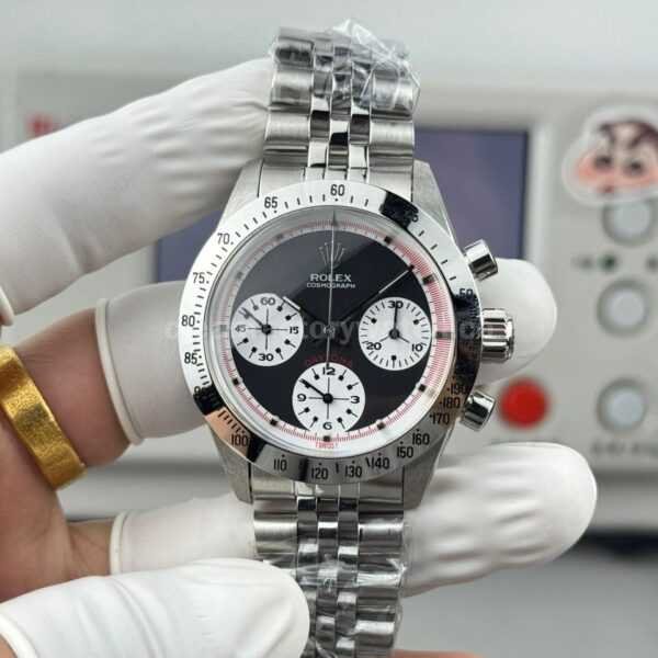 SN Factory Rolex Daytona Vintage Paul Newman 6262 37mm Full Steel Black Dial