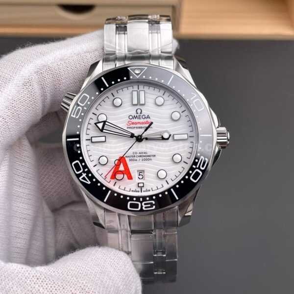 VS Factory Omega Seamaster Diver 300M 210.30.42.20.04.001 42mm Full Steel White Dial