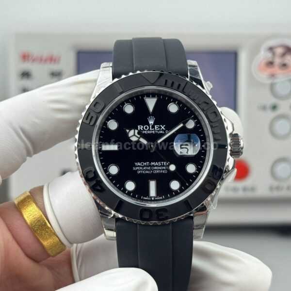 FH Factory Counterweight Rolex Yacht-Master 226659-0002 42mm White Gold Oysterflex Black Dial
