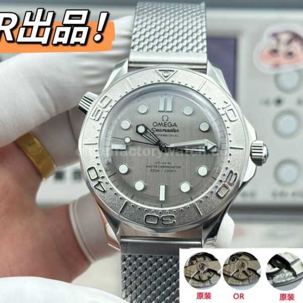 OR Factory Omega Seamaster Diver 300M 210.30.42.20.06.002 42mm Steel Brushed Grey Dial