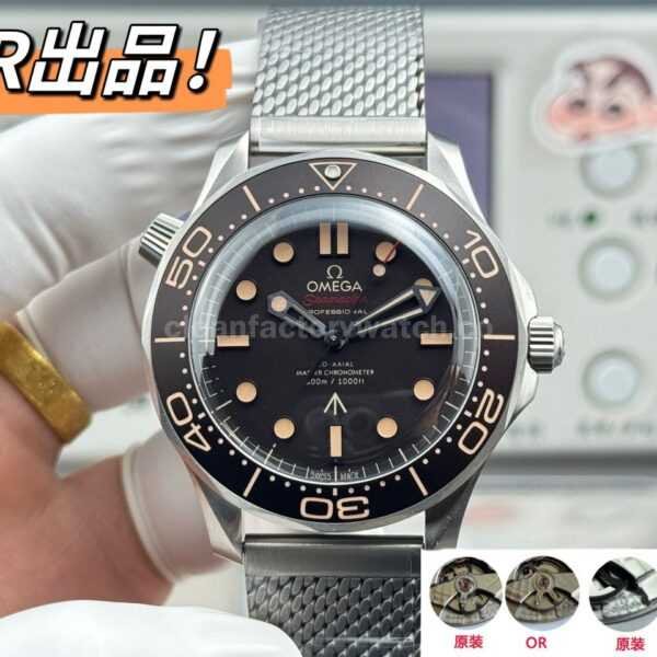 OR Factory Omega Seamaster Diver 300M 210.90.42.20.01.001 42mm Titanium Black Dial