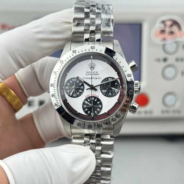 SN Factory Rolex Daytona Tiffany & Co 6239 37mm Full Steel White Dial