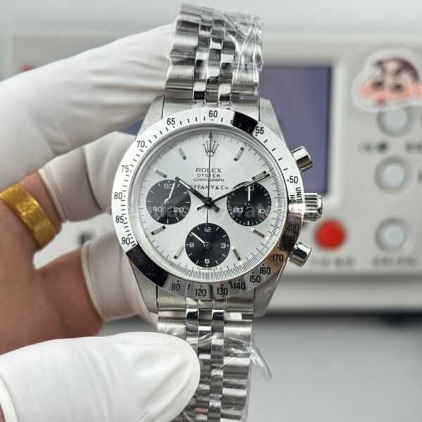 SN Factory Rolex Daytona Tiffany & Co 6265 37mm Full Steel White Dial