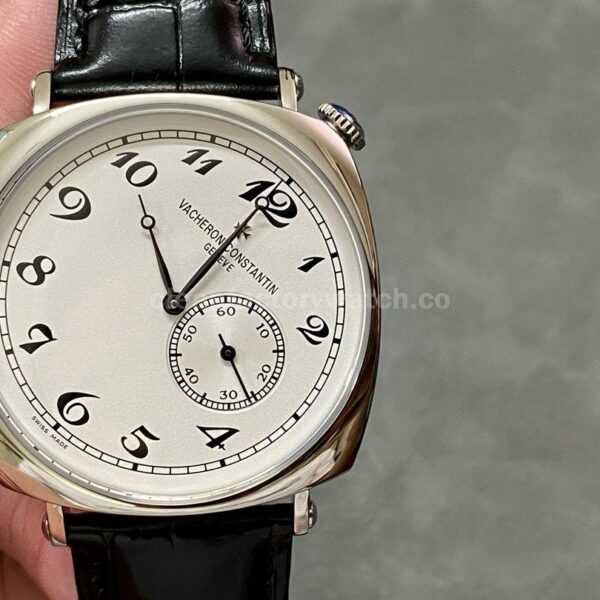 VC American 1921 white gold AI Factory silver dial replica watch