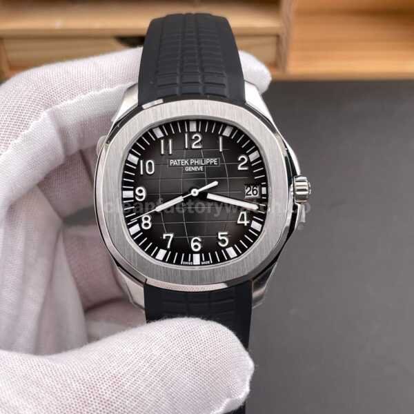 DDF Factory Aquanaut 5167/1A black rubber strap replica watch