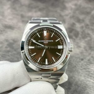 8F Factory Vacheron Constantin Overseas 4500V/110A-B146 41mm full steel brown dial replica watch