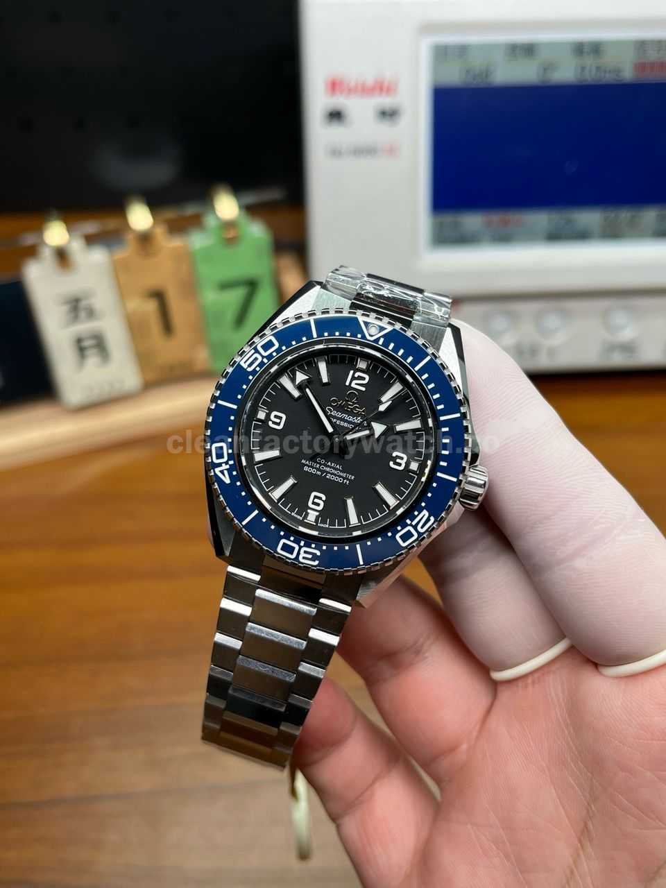 Planet Ocean 600M replica case bezel strap QC guide
