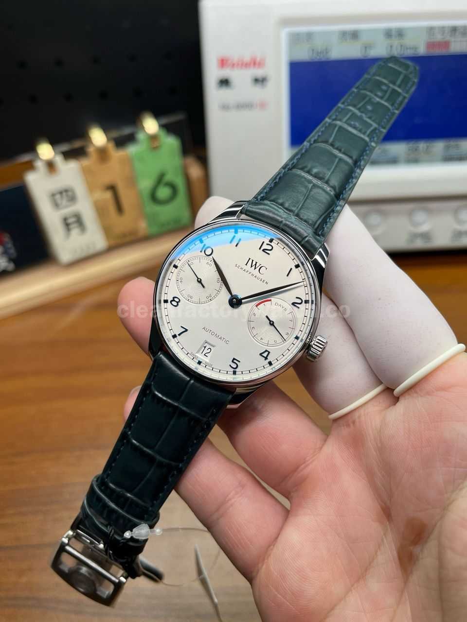 IWC Portugieser Chronograph replica dial layout QC guide