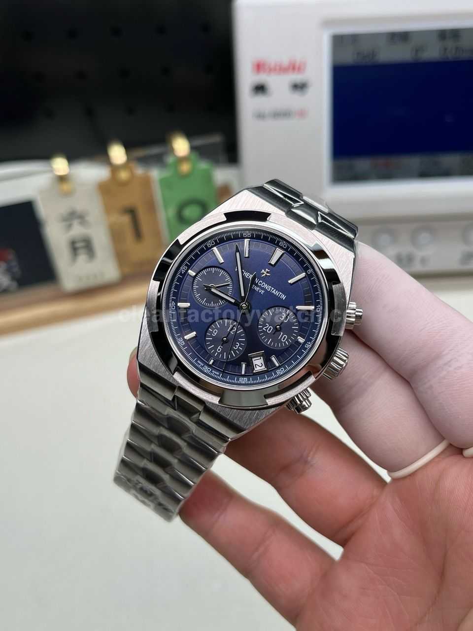 VC Overseas replica case bracelet dial QC guide