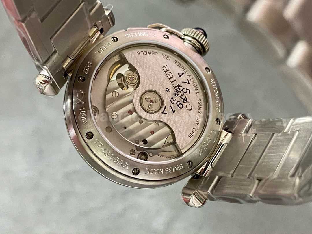 BVF Factory Cartier Pasha replica bracelet comparison