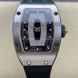 BBA Factory RM 07 black dial with stone detailing