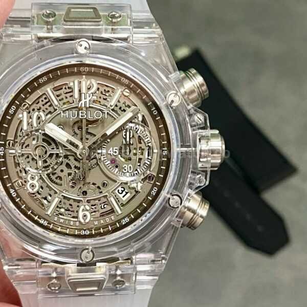 HB Factory Hublot Big Bang Unico 411.JX.4802.RT transparent replica watch