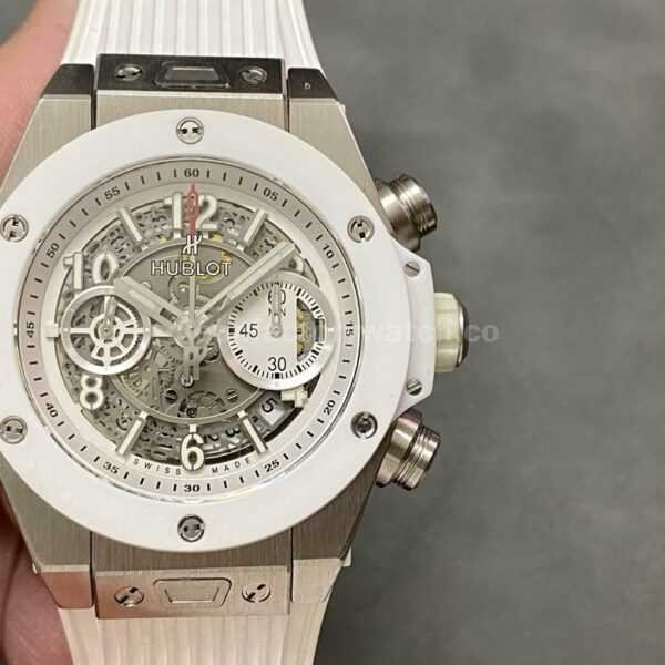 HB Factory Hublot Big Bang Unico 45mm white replica with titanium case