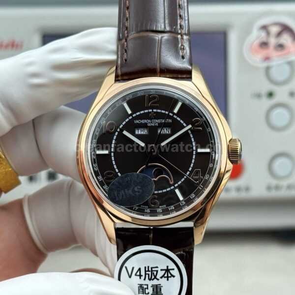 MKS Factory Vacheron Constantin Fiftysix 4000E black dial replica watch