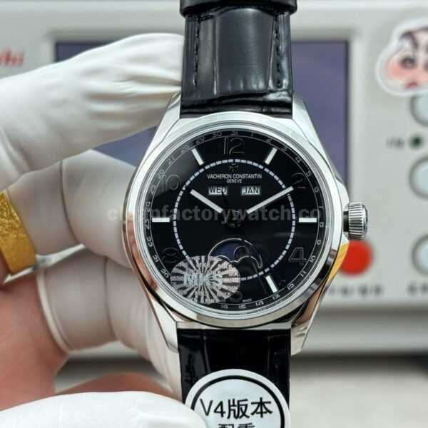 MKS Factory Vacheron Constantin Fiftysix 4000E steel black dial replica