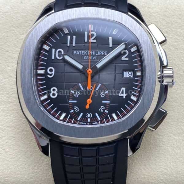MMA Factory Patek Philippe Aquanaut 5968A-001 orange strap replica